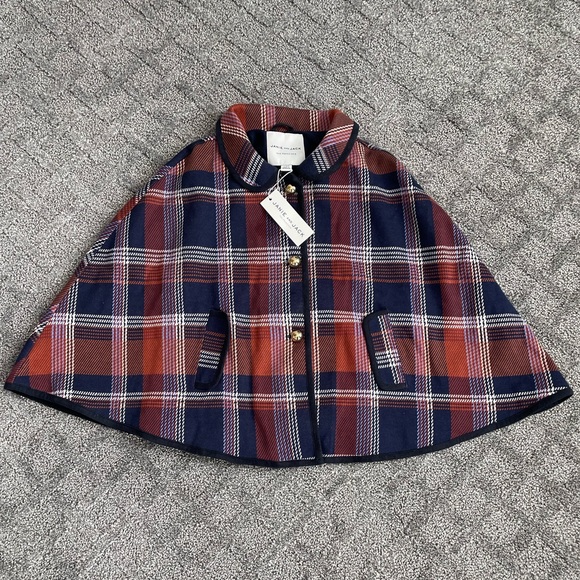 Janie and Jack Other - NWT Janie and Jack Plaid Cape